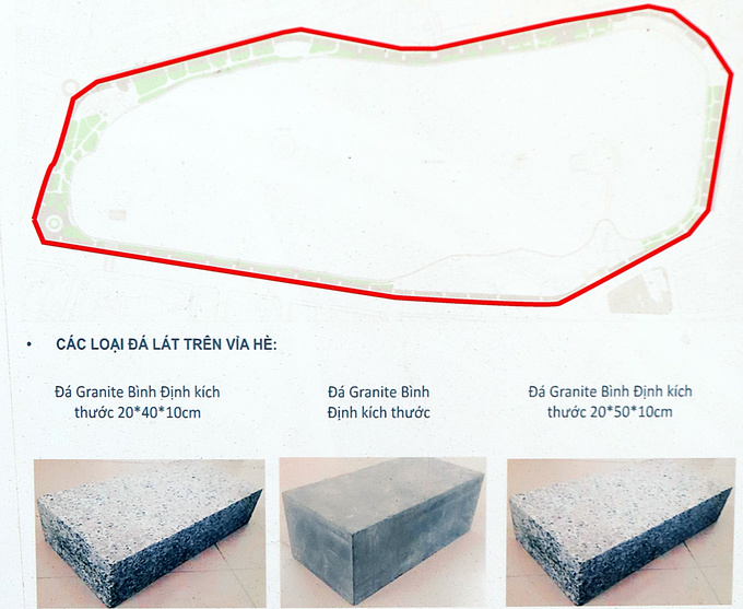 Hà Nội đề xuất lát đá hoa cương Bình Định cho vỉa hè Hồ Gươm