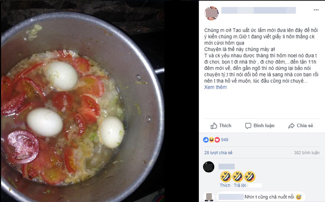 Đòi ly dị chồng mới cưới ngày hôm qua vì dám chê trứng sốt cà mình nấu, cô vợ trẻ bị cả thế giới quay lưng