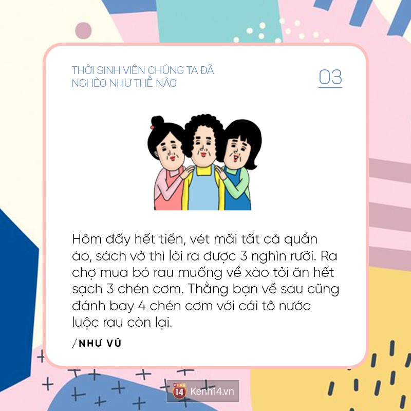 Thời sinh viên chúng ta đã từng nghèo như thế nào? Thời sinh viên chúng ta đã từng nghèo như thế nào?