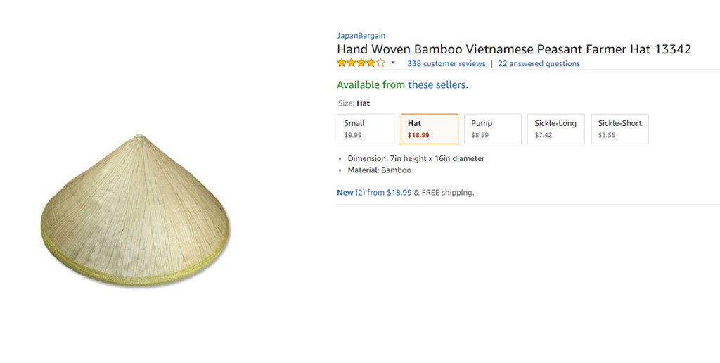 Loạt sản phẩm dân dã của Việt Nam trên kệ hàng Amazon Mỹ