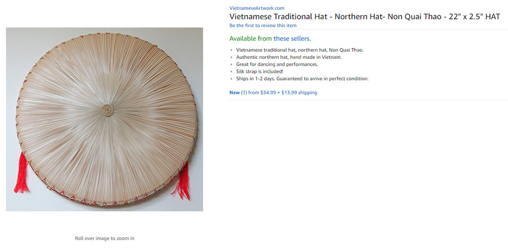 Loạt sản phẩm dân dã của Việt Nam trên kệ hàng Amazon Mỹ