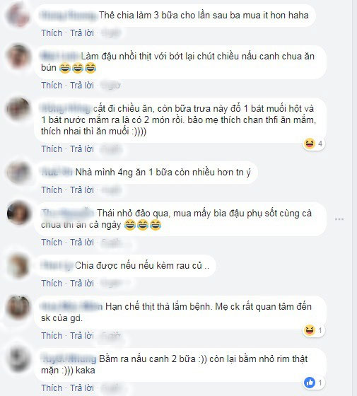 Bài toán chi tiêu thách các bà nội trợ giải: Mẹ chồng mua 2 lạng thịt, 1 cây bắp cải bảo nấu 2 bữa cho nhà 6 người
