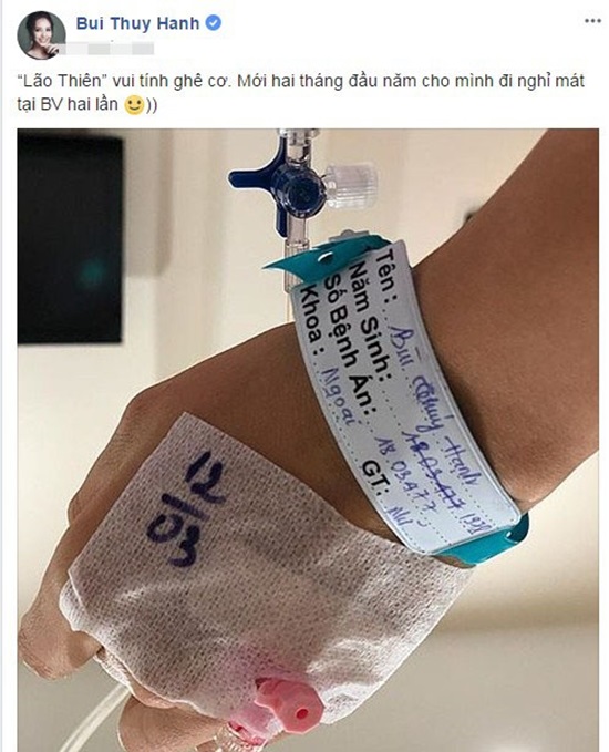 Sau 2 tháng cắt bỏ tử cung, Thúy Hạnh lại nhập viện cấp cứu