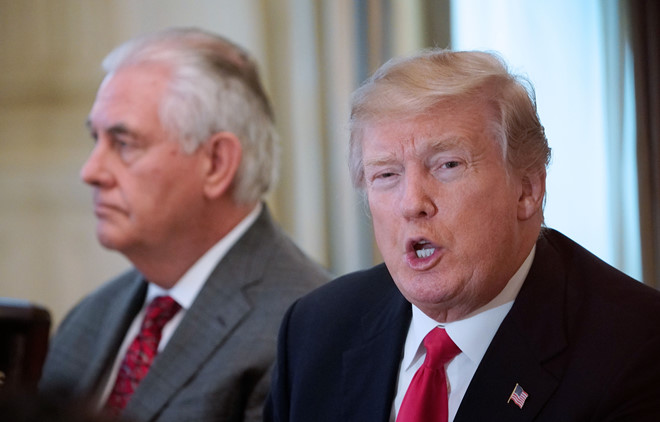 Tổng thống Trump sa thải Ngoại trưởng Tillerson sau 14 tháng sóng gió