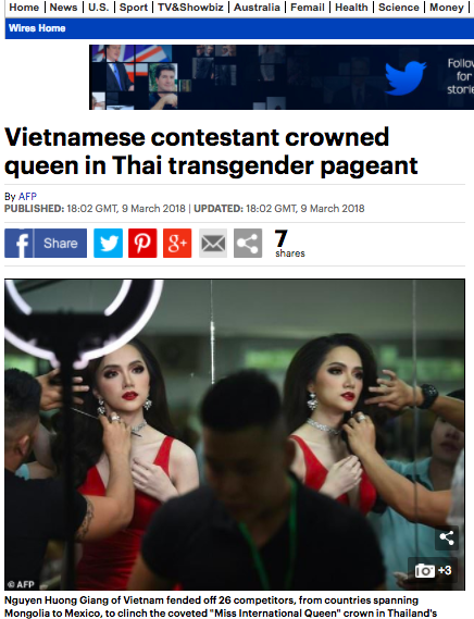 Sau loạt báo Quốc tế, Tân Hoa hậu Hương Giang tiếp tục xuất hiện nổi bật trên báo Đài Loan