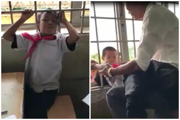 Chỉ 1 phút chui nhầm đầu vào lồng nhốt gà, bé trai khóc nức nở vì không thể thoát ra