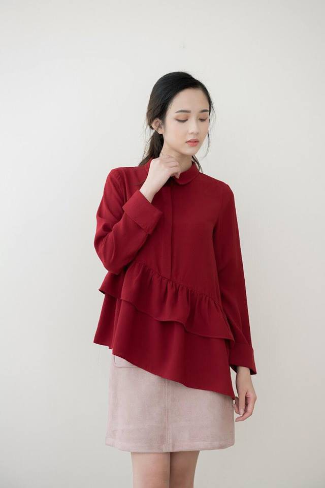 Rất nhiều mẫu sơmi ngọt lịm giá chỉ loanh quanh 400 nghìn để nàng công sở tha hồ mua sắm cho mùa mới