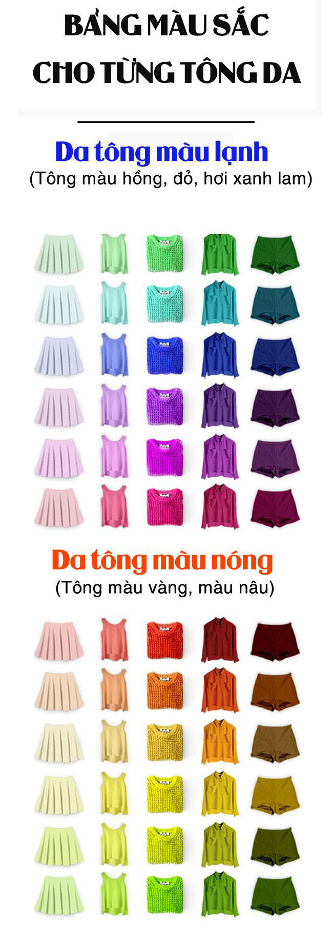 Chọn màu váy áo tôn da không hề đơn giản như chị em vẫn nghĩ! Chọn màu váy áo tôn da không hề đơn giản như chị em vẫn nghĩ!