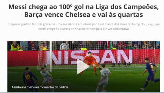 Messi được ví với chúa trời sau cú đúp vào lưới Chelsea Messi được ví với chúa trời sau cú đúp vào lưới Chelsea