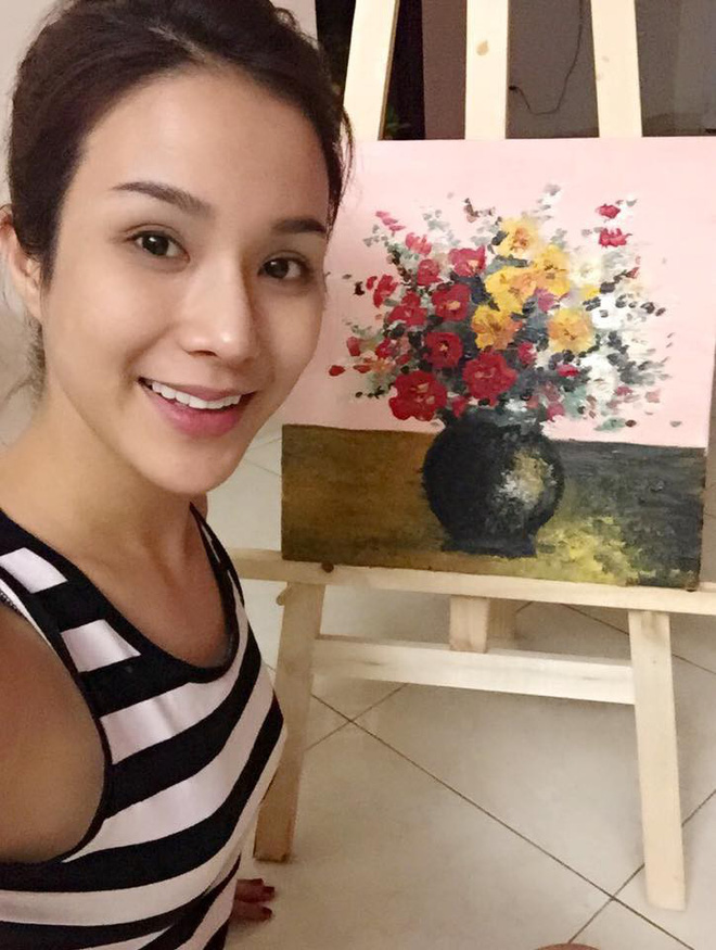 Gương mặt căng cứng phù nề ngày nào của Diệp Lâm Anh nay đã hài hòa và vào nét hơn hẳn