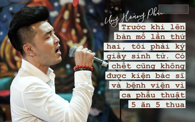 Ưng Hoàng Phúc: Bệnh tái phát lại lần thứ ba, đang ở đỉnh cao tôi tụt xuống đáy vực Ưng Hoàng Phúc: Bệnh tái phát lại lần thứ ba, đang ở đỉnh cao tôi tụt xuống đáy vực