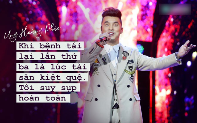 Ưng Hoàng Phúc: Bệnh tái phát lại lần thứ ba, đang ở đỉnh cao tôi tụt xuống đáy vực Ưng Hoàng Phúc: Bệnh tái phát lại lần thứ ba, đang ở đỉnh cao tôi tụt xuống đáy vực