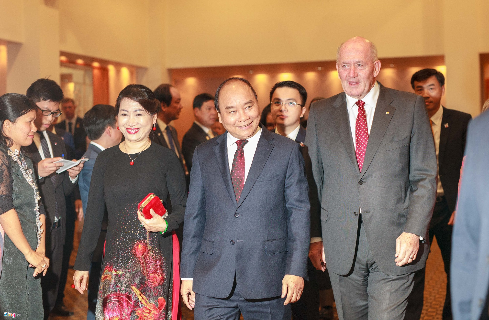 Thủ tướng dự tiệc kỷ niệm 45 năm thiết lập quan hệ Việt Nam-Australia