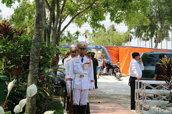 Hình ảnh chuẩn bị lễ tang nguyên Thủ tướng Phan Văn Khải