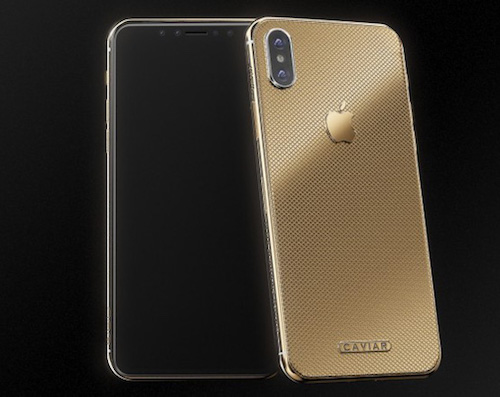 iPhone X mạ vàng giá 5.000 USD