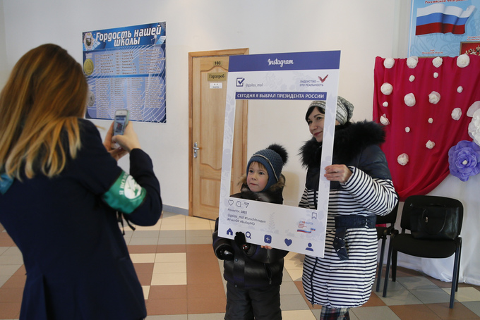 Không khí bầu cử tổng thống trên khắp nước Nga
