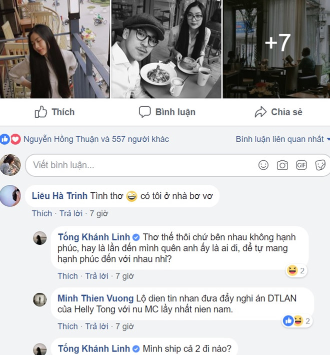 Liên tục đăng ảnh tình tứ, Helly Tống và Thiên Minh đang hẹn hò?