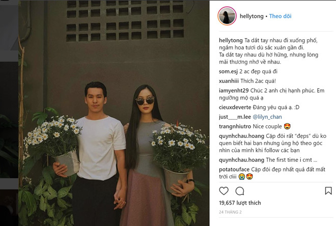 Liên tục đăng ảnh tình tứ, Helly Tống và Thiên Minh đang hẹn hò?