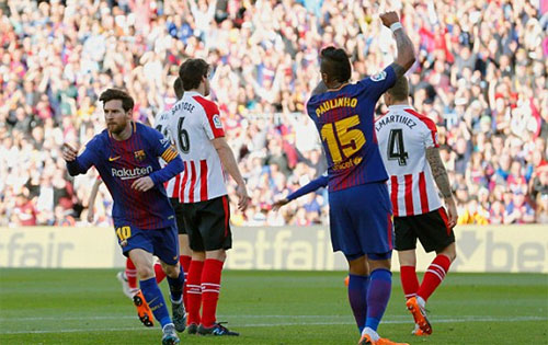 Messi nối dài chuỗi trận ghi bàn, Barca tiếp tục bay cao ở La Liga