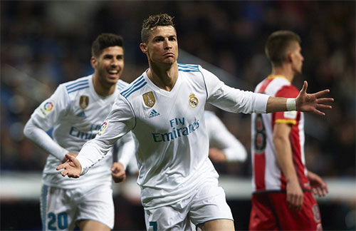 Ronaldo ghi bốn bàn, Real đại thắng ở vòng 29 La Liga