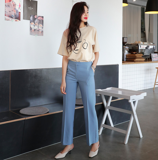 Gợi ý đầu tuần diện đồ màu xanh baby cho nàng công sở trẻ, xinh hết nấc