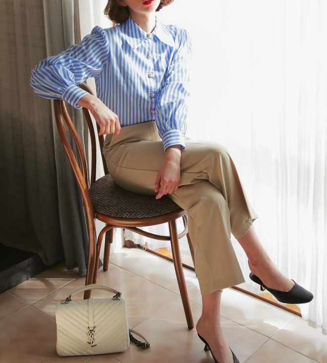 Gợi ý đầu tuần diện đồ màu xanh baby cho nàng công sở trẻ, xinh hết nấc