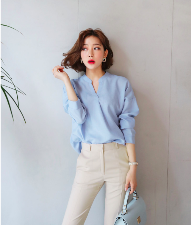 Gợi ý đầu tuần diện đồ màu xanh baby cho nàng công sở trẻ, xinh hết nấc