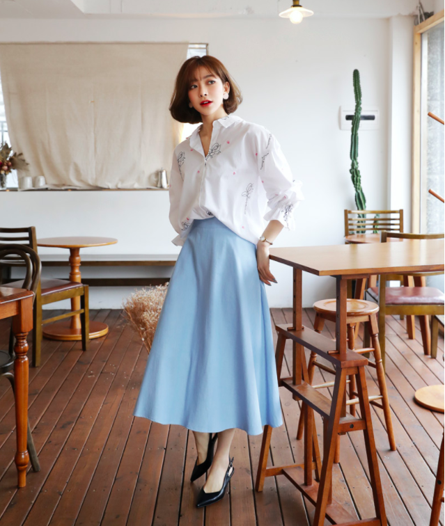 Gợi ý đầu tuần diện đồ màu xanh baby cho nàng công sở trẻ, xinh hết nấc