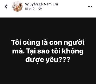 Nam Em phản ứng yếu ớt giữa tâm bão chỉ trích vì tố tình Trường Giang Nam Em phản ứng yếu ớt giữa tâm bão chỉ trích vì tố tình Trường Giang