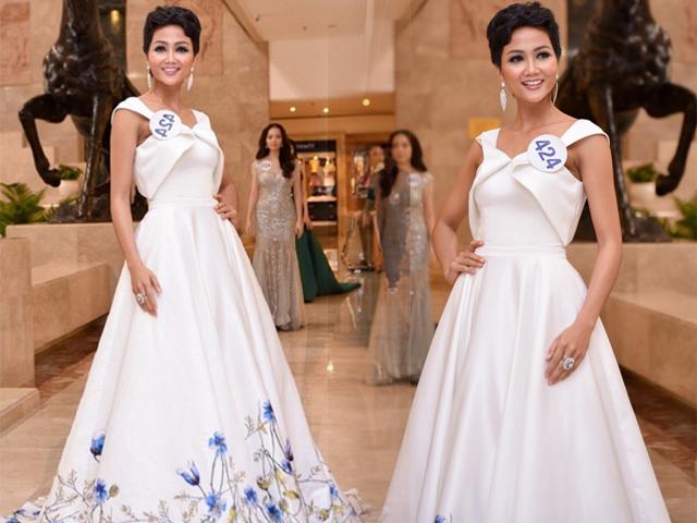 Đăng quang không lâu, Hoa hậu HHen Niê đã có BST đồ trắng chất ngất