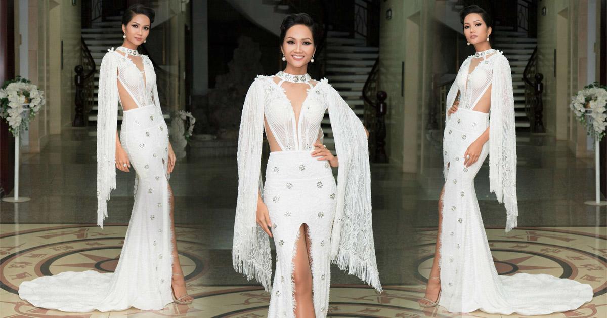 Đăng quang không lâu, Hoa hậu HHen Niê đã có BST đồ trắng chất ngất