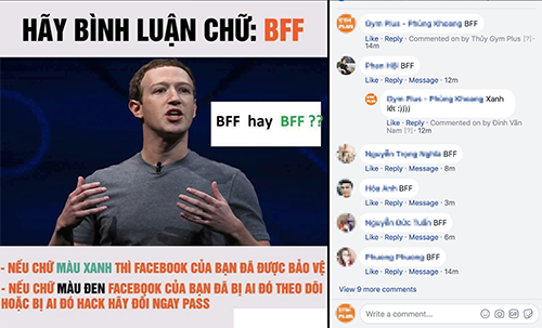 Nhiều người Việt mắc chiêu lừa BFF trên Facebook