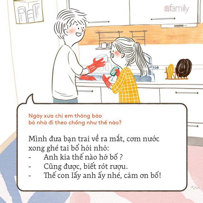 Não cá vàng đến mấy, chắc chị em vẫn nhớ hồi xưa thông báo chuyện lấy chồng với bố mẹ ra sao chứ?