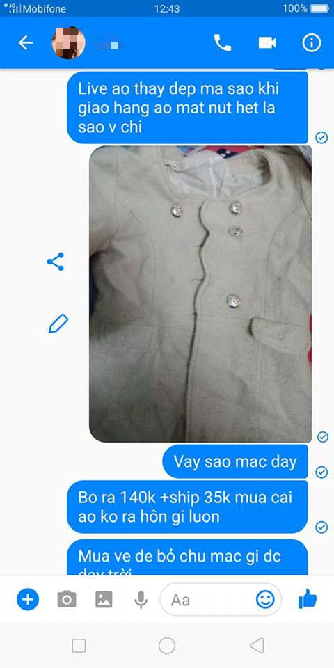 Đặt hàng qua mạng, còn cẩn thận xem cả livestream, cô gái cay đắng nhận về một cái áo mục nát không khác giẻ lau nhà
