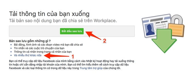 Cách tải dữ liệu cá nhân từ Facebook về máy tính