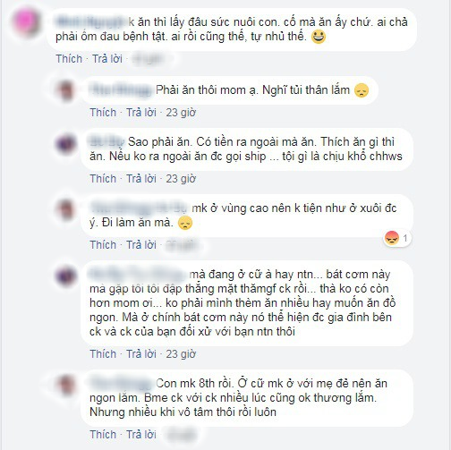 Than thở chồng đi ăn mà đem phần về đạm bạc, mẹ trẻ không ngờ bị mắng ngược Than thở chồng đi ăn mà đem phần về đạm bạc, mẹ trẻ không ngờ bị mắng ngược