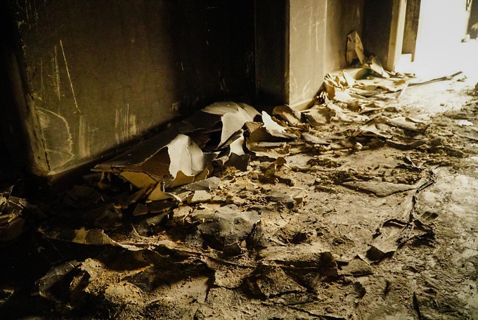 Bên trong chung cư Carina sau vụ cháy làm 13 người chết