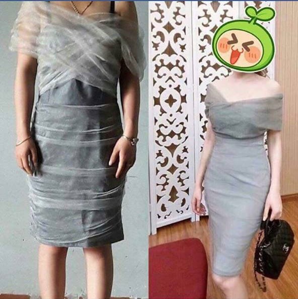 Đặt mua váy hot girl trên mạng, cô gái cao gần 1m6 kêu trời vì được ship cho bao tải, ngực tụt đến tận eo Đặt mua váy hot girl trên mạng, cô gái cao gần 1m6 kêu trời vì được ship cho bao tải, ngực tụt đến tận eo