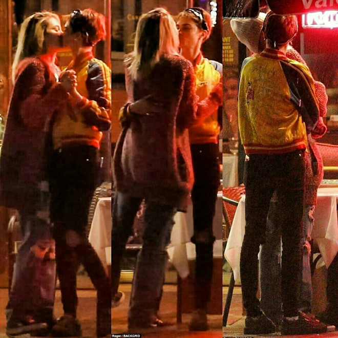 Con gái Michael Jackson hôn say đắm siêu mẫu Cara Delevingne trên phố