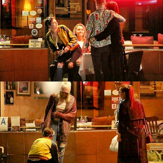 Con gái Michael Jackson hôn say đắm siêu mẫu Cara Delevingne trên phố