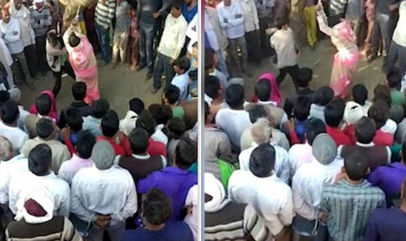 Chồng trói vợ vào cây đánh 100 roi rồi mặc đám đàn ông làm nhục vợ