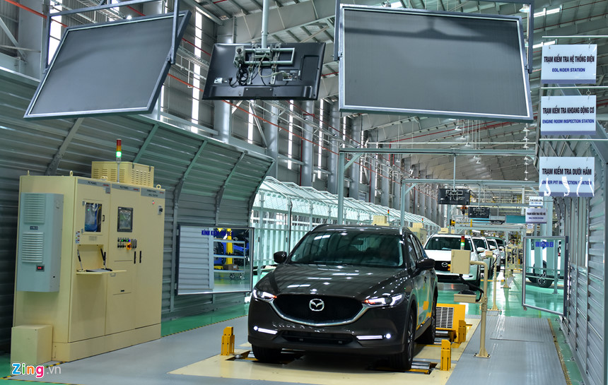 Bên trong nhà máy ôtô Mazda hiện đại nhất Đông Nam Á tại Việt Nam