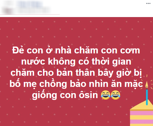 Bị chê ăn mặc giống osin, mẹ trẻ than thở vì chăm con nên không có thời gian: Có người đồng tình, có người không
