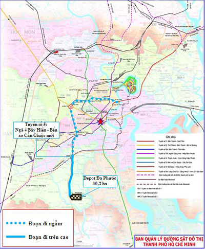 TP HCM kêu gọi tư nhân đầu tư metro