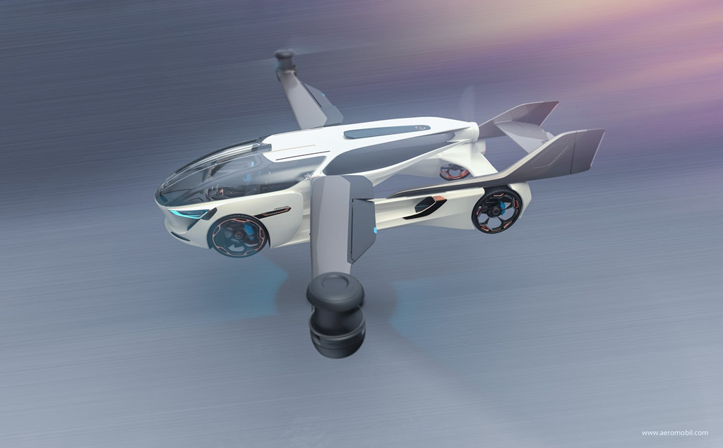 Xe bay thế hệ mới của AeroMobil cất cánh như trực thăng