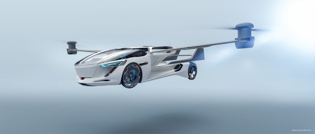 Xe bay thế hệ mới của AeroMobil cất cánh như trực thăng
