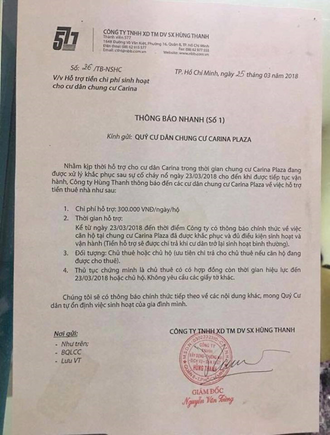 Chủ đầu tư Carina lần đầu làm việc với dân, hỗ trợ 3 triệu mỗi hộ