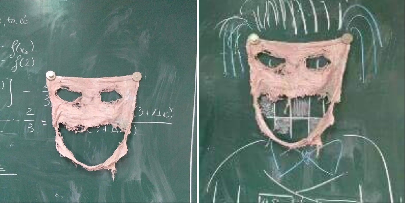 Học sinh, sinh viên thi nhau khoe những chiếc giẻ lau bảng sống hết mình đến giây cuối cùng