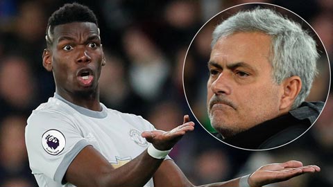 Căng thẳng leo thang ở M.U: Mourinho và Pogba từ mặt nhau