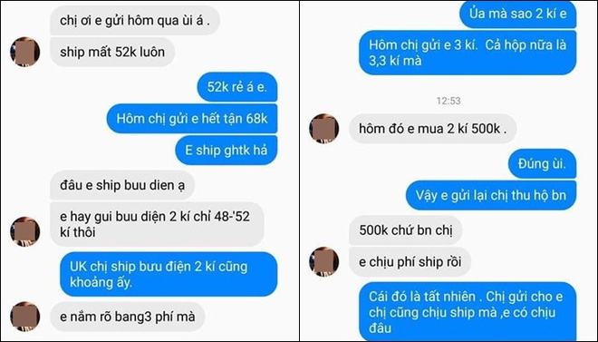 Khách đặt mua 2 kg ngũ cốc được tặng thêm 1 kg, đến khi trả lại nhất quyết chỉ trả 2, còn lên mạng tố cáo chủ shop gian dối